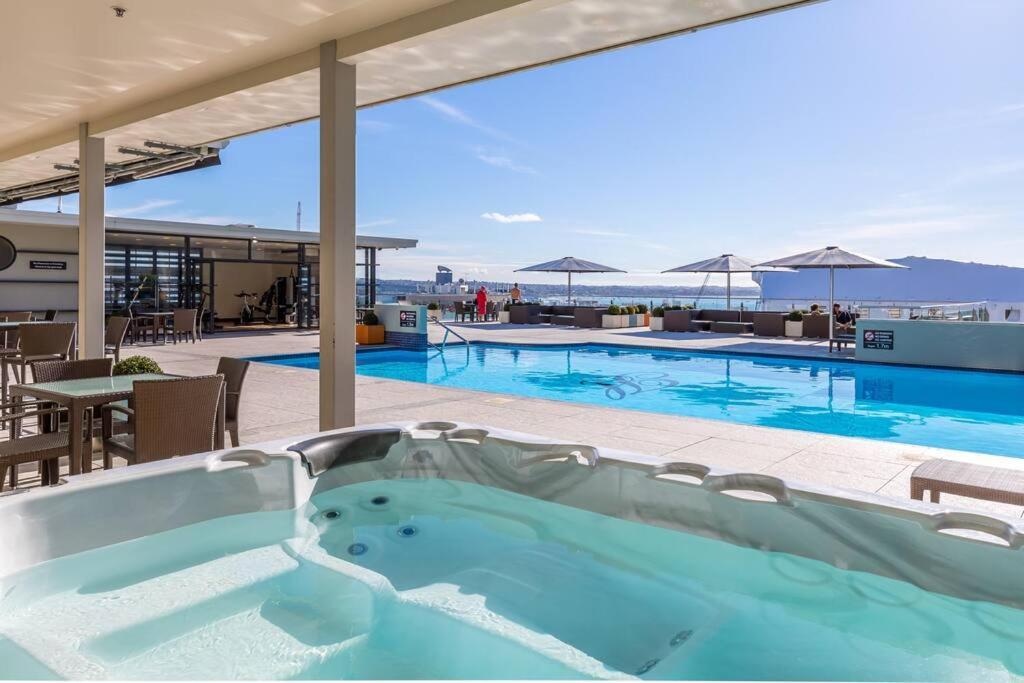Heritage Haven By Viaduct Cbd - Pool Gym Tennis Auckland Dış mekan fotoğraf
